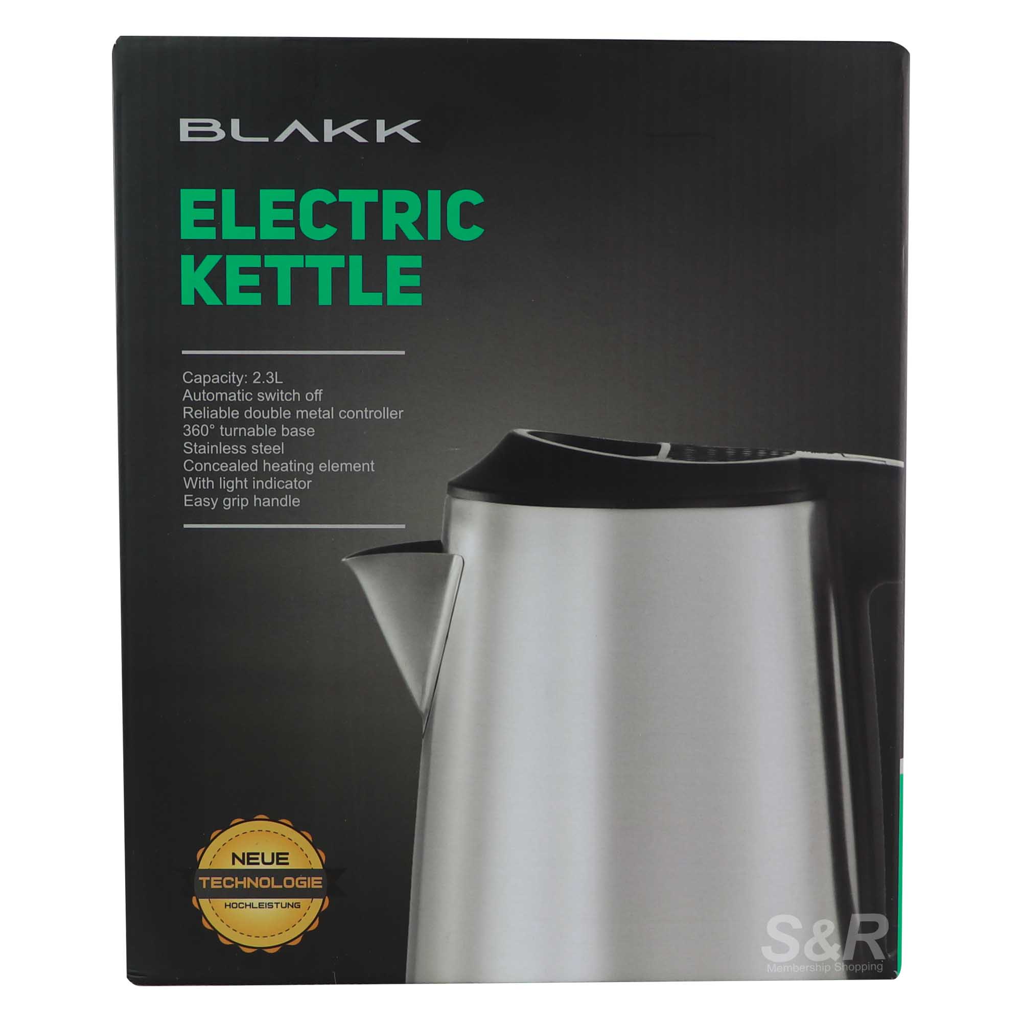Blakk Electric Kettle BGSSEK-23L 2.3L capacity Blakk Electric Kettle BGSSEK-23L 2.3L capacity